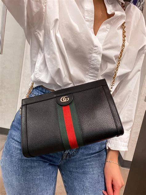 gucci ophidia small black|Gucci ophidia large shoulder bag.